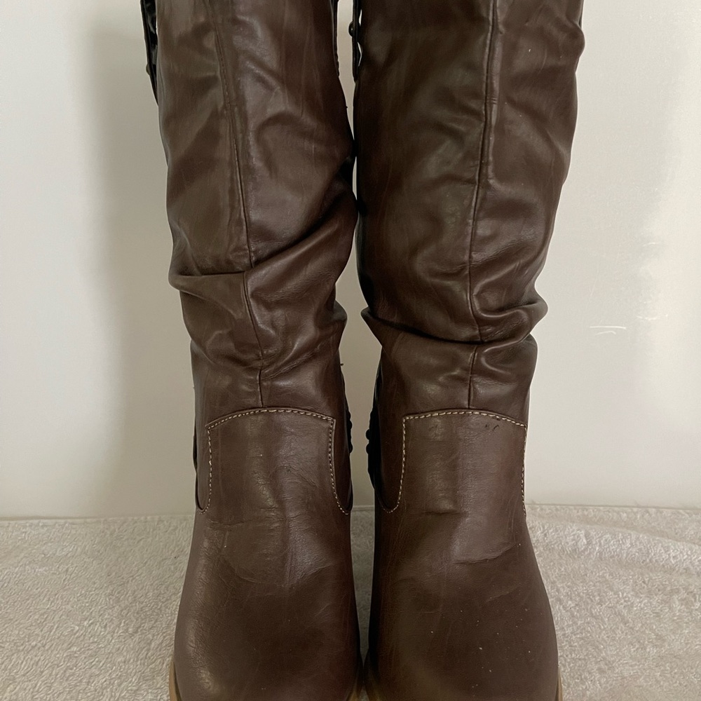 Rampage Women’s Immi D-2309-1 Brown Mid-Calf Fashion Boots size 6M - Picture 3 of 5